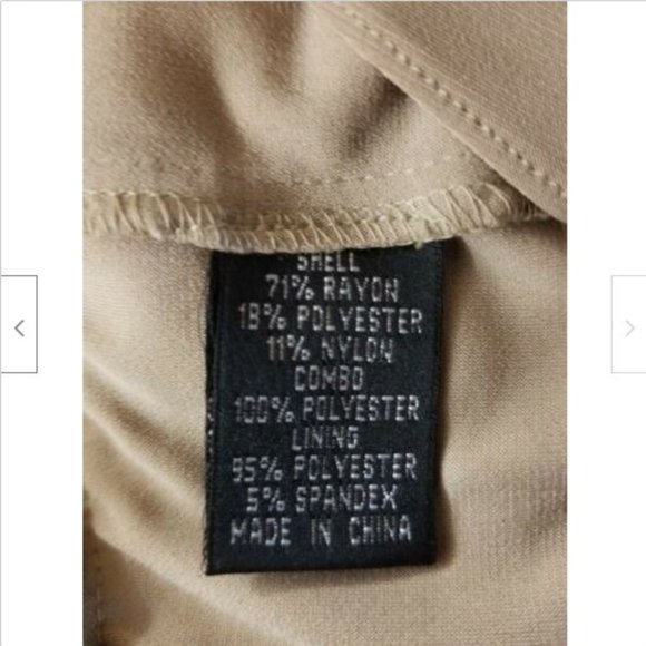 Adrianna Papell Ladies Beautiful Champagne Dress - Picture 8 of 8